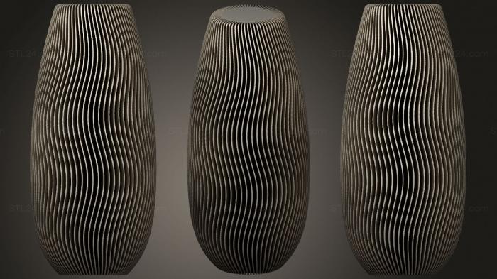 Vases (Vase nr1, VZ_1267) 3D models for cnc
